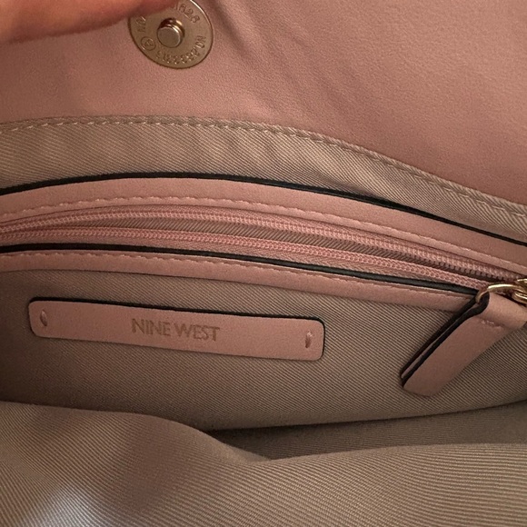 Nine West Pink Vegan Leather Shoulder Bag - Picture 10 of 13